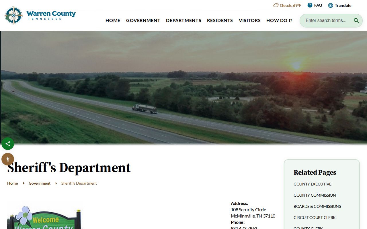 Warren County Sheriff jail release records contact